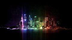 Cityscapes buildings Rainbow City