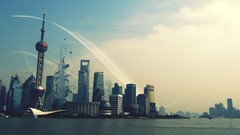 Cityscapes buildings Shanghai