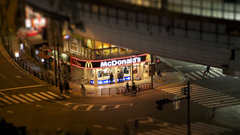 Cityscapes buildings tilt-shift