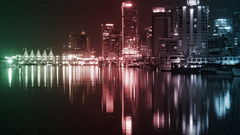 Cityscapes buildings vancouver rivers