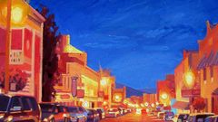 Cityscapes cars architecture artwork