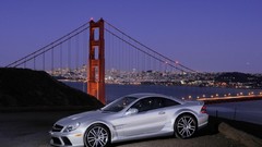 Cityscapes cars Bridges Mercedes-Benz