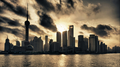 Cityscapes China town Shanghai