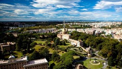 Cityscapes clouds Trees