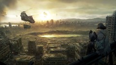 Cityscapes concept art futuristic post-apocalyptic Marek Okon