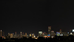 Cityscapes dark architecture dual