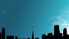 Cityscapes dark skyscapes