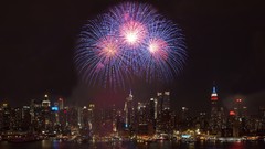 Cityscapes fireworks