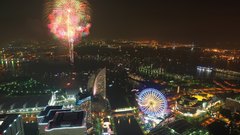 Cityscapes fireworks buildings City