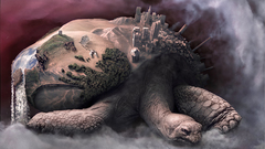 Cityscapes forests deserts smoke