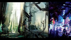 Cityscapes futurist