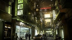 Cityscapes futuristic artwork deus