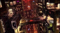 Cityscapes futuristic buildings