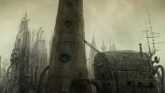 Cityscapes futuristic science fiction