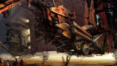 Cityscapes futuristic science fiction