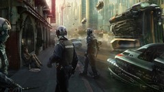 Cityscapes futuristic urban