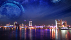 Cityscapes galaxies architecture buildings