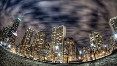 Cityscapes HDR Photography fisheye effect