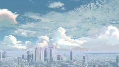 Cityscapes Makoto Shinkai 5