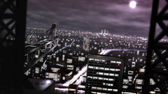 Cityscapes moon mahou shoujo