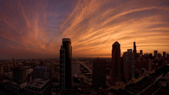 Cityscapes morning sunset City