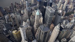 Cityscapes new york city aerial view