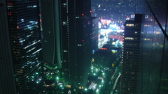 Cityscapes night architecture buildings