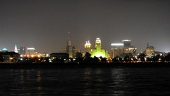 Cityscapes night architecture buildings