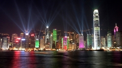 Cityscapes night architecture buildings