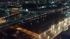 Cityscapes night architecture buildings