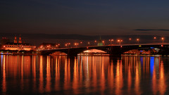 Cityscapes night Bridges buildings