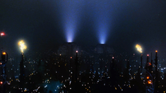 Cityscapes night buildings