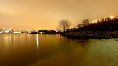 Cityscapes night buildings