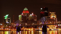 Cityscapes night buildings