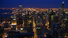 Cityscapes night buildings