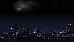 Cityscapes night buildings