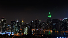 Cityscapes night buildings Skyscrapers