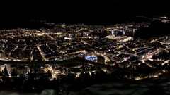 Cityscapes night dual screen