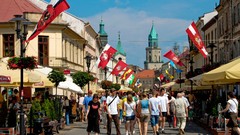 Cityscapes night old Europe