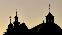 Cityscapes night old Europe