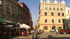 Cityscapes night old Europe