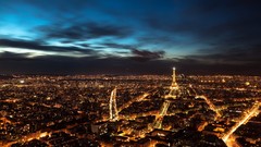 Cityscapes night Paris