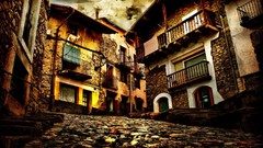 Cityscapes old urban roads