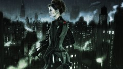 Cityscapes rain weapons asians