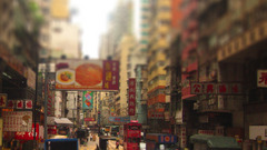 Cityscapes signs traffic Hong