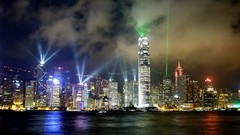 Cityscapes skylines lights buildings