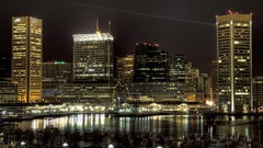 Cityscapes skylines night buildings