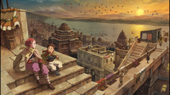 Cityscapes stairways rooftops Xamd