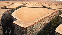 Cityscapes streets deserts buildings