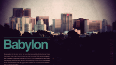 Cityscapes text architecture buildings